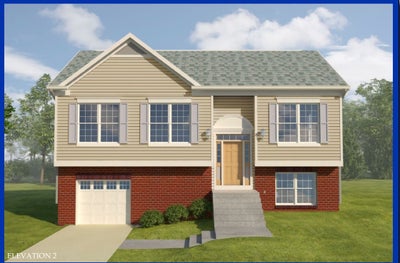 Elevation 2. Riverdale, MD New Homes